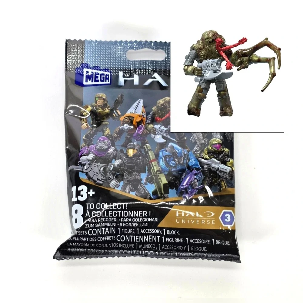 Mega Construx Halo Universe Series 3 Flood Infection Brute 64TC Sealed Figure